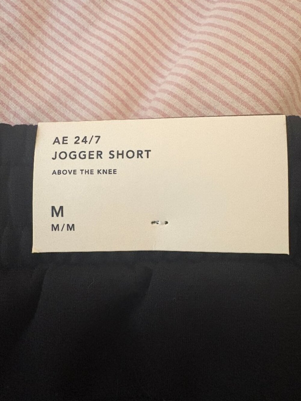 American Eagle AE 24/7 Black Jogger Shorts – Size Medium – NWT
